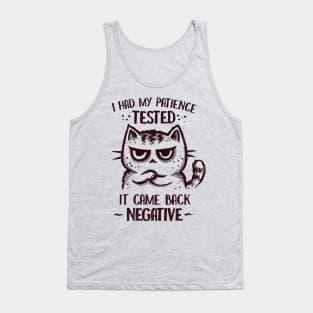 I Had My Patience Tested Tank Top